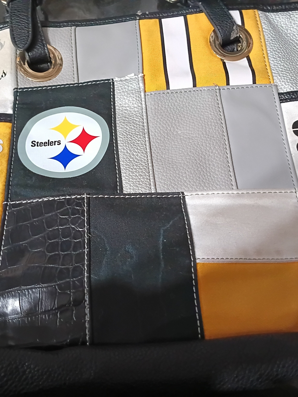 NFL Pittsburgh Steelers Tee, Coin Pouch &Tote Bag with Logo - Picture 5 of 9